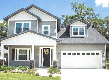 The cedar custom home, built by norfleet.