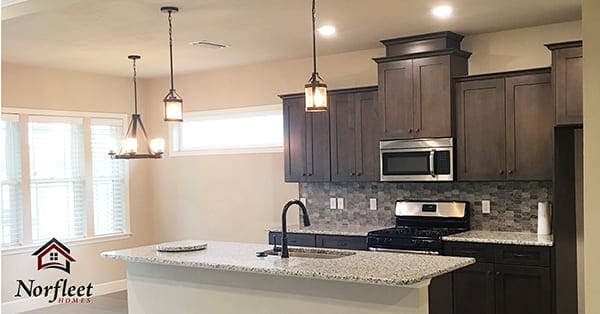 Custom kitchen built by Norfleet
